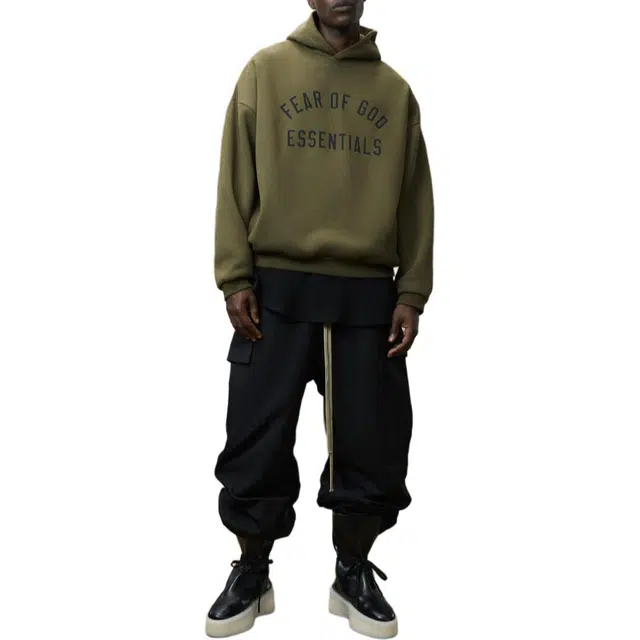 Fear of God Essentials Fall24 BACK TO SCHOOL Textured Nylon Field Pant BLACK