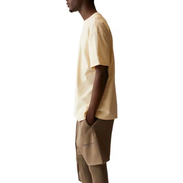 Fear of God Essentials SS21 Short Sleeve Tee Light Heather Oatmeal T