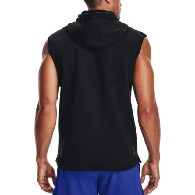 Under Armour Project Rock Sleeveless Hoodie Black