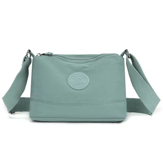 捷朗仕 分层防水百搭通勤休闲单肩包 尼龙布 斜挎包 小号 女款 多色