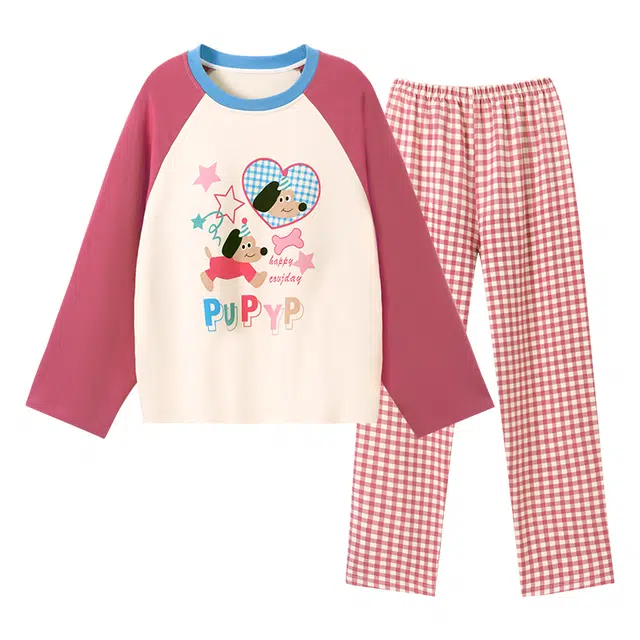 欧诗帛 大码带胸垫高颜值睡衣套装 女款 图片色