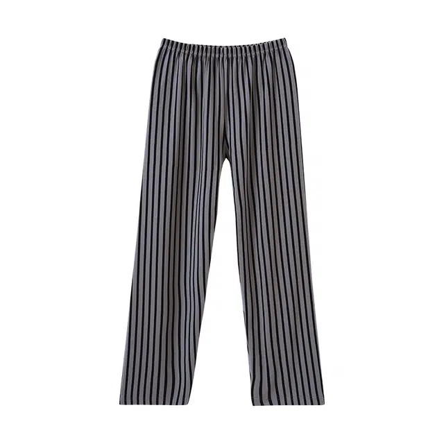 欧诗帛 简约大码舒适可外穿睡裤 女款 图色