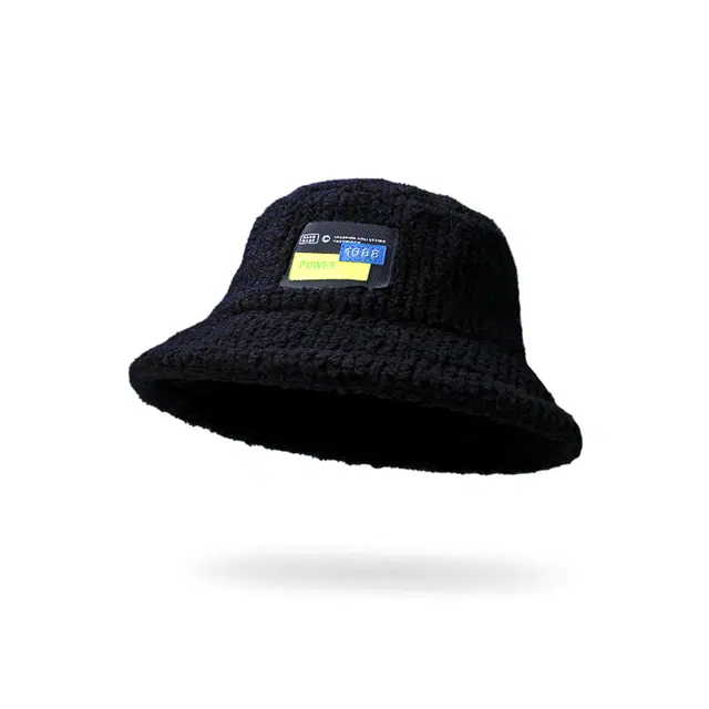 木林森 秋冬季百搭大头围显脸小御寒保暖 羊羔毛 渔夫帽 男女同款情侣款