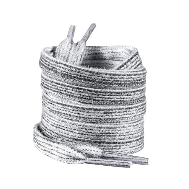 足印部落 适配巴黎世家老爹鞋复古做旧双层编织高品质 涤纶 鞋带 男女同款情侣款