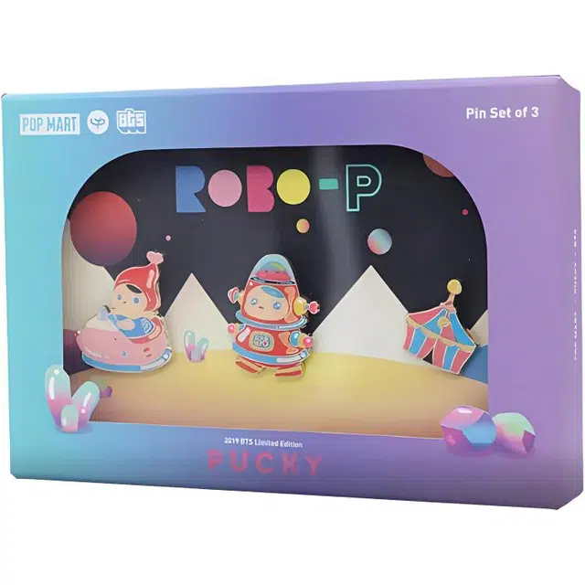 POP MART PUCKY BTS Badge