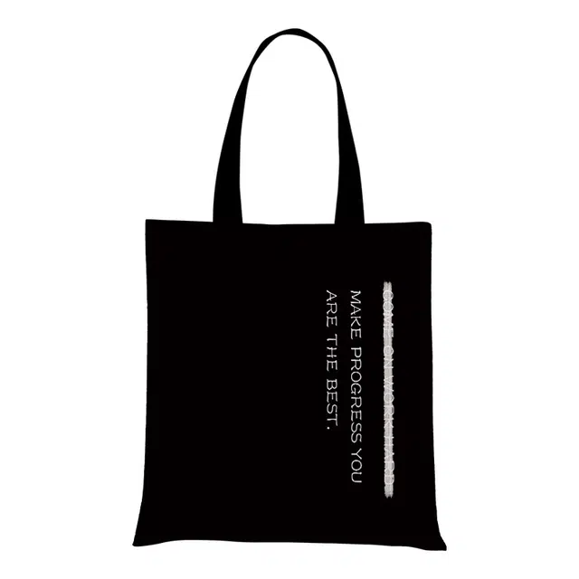 奥松 休闲简约文艺学生袋手提大容量环保购物袋通勤包 织物 单肩包 小号中号大号 男女同款情侣款 黑色