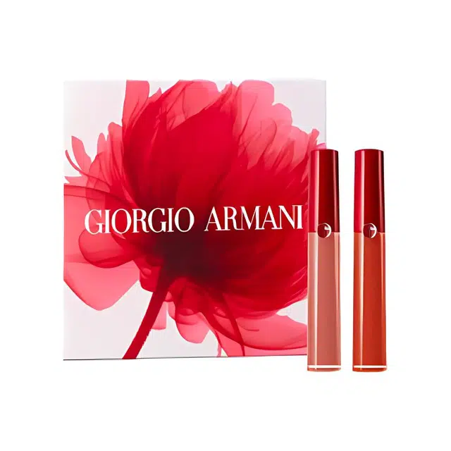 阿玛尼 经典红管唇釉 双支限定礼盒