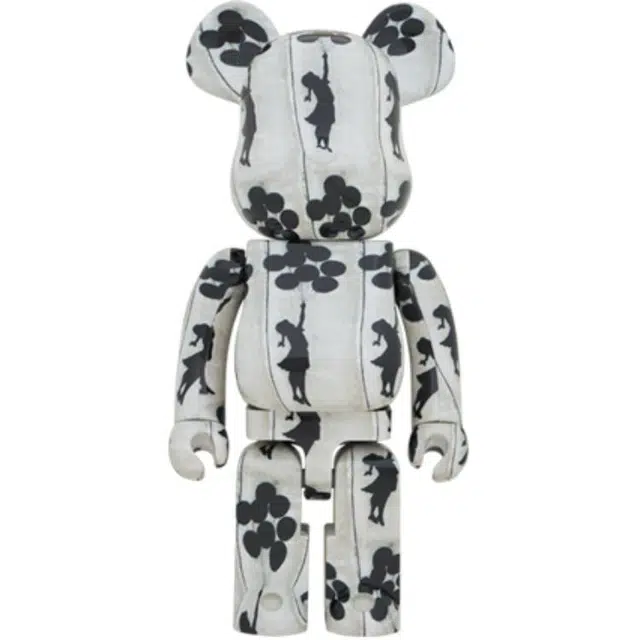 BERBRICK x BANKSY 1000400100 Flying Balloons Girl 7cm28cm70cm