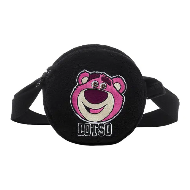 LiNing Strawberry Bear Shoulder Bag Black