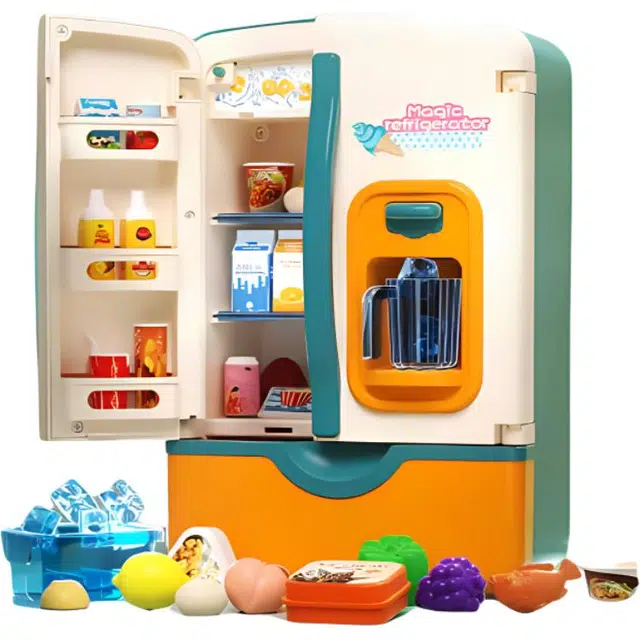 益米 过家家厨房仿真冰箱 早教益智玩具