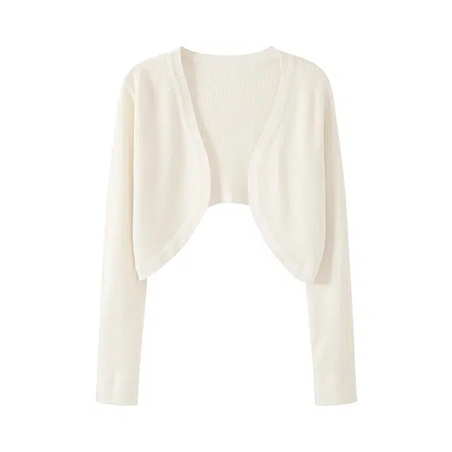 北极绒 搭配吊带小坎肩防晒长袖 披肩 女款