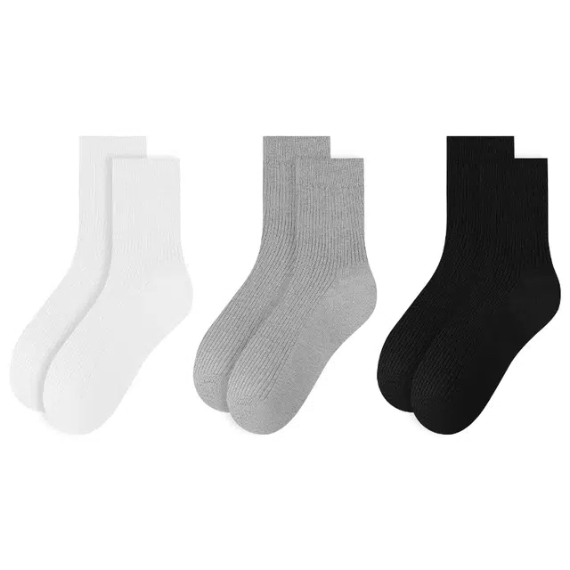 二三二三 堆堆袜可爱无骨配老爹鞋中筒袜 女款 组合装