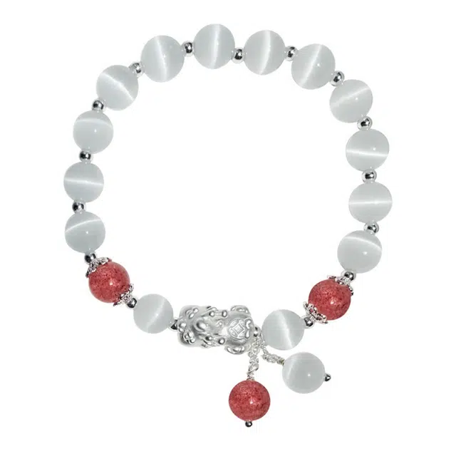 万娜 貔貅一步一响温柔气质高级感 猫眼石 手串 儿童款