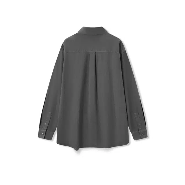 森马 纯色翻领百搭长袖衬衫 男款