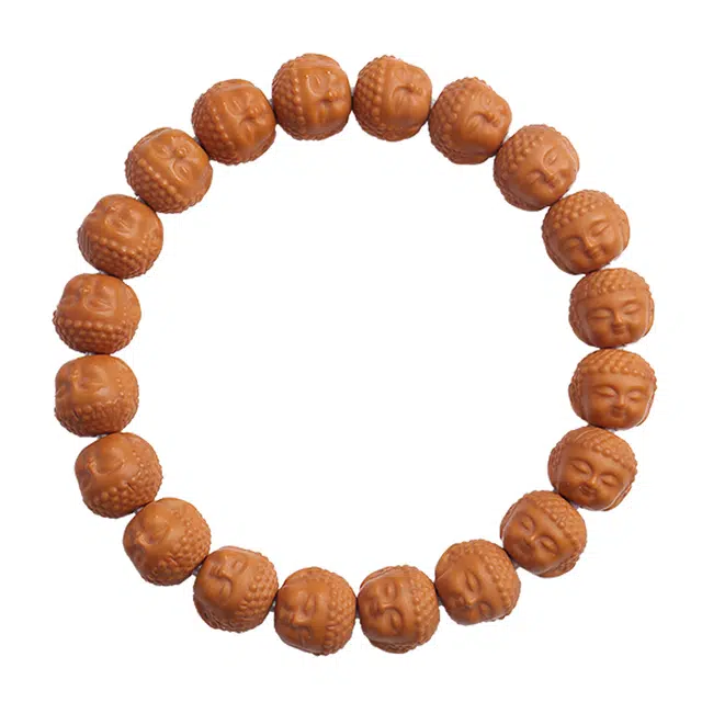 木盛缘 宝宝佛 佛珠单圈念珠文玩 猴头核桃 手串 男女同款情侣款