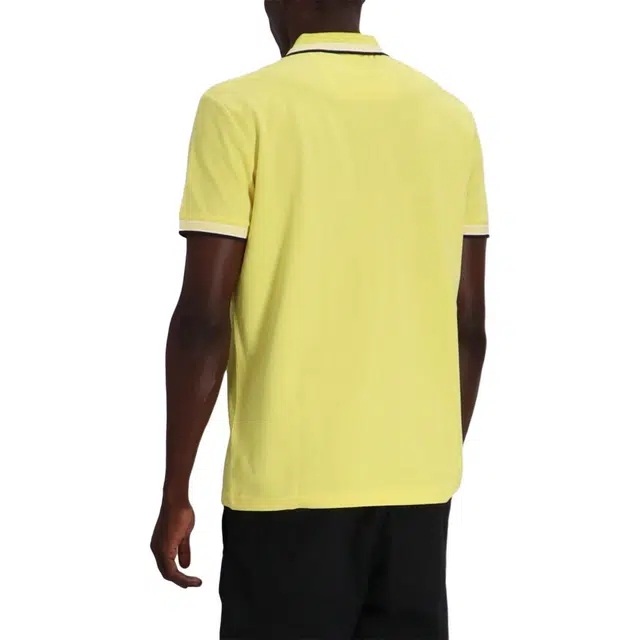 HUGO BOSS Cotton Polo Shirt With Contrast Logo Details LogoPolo