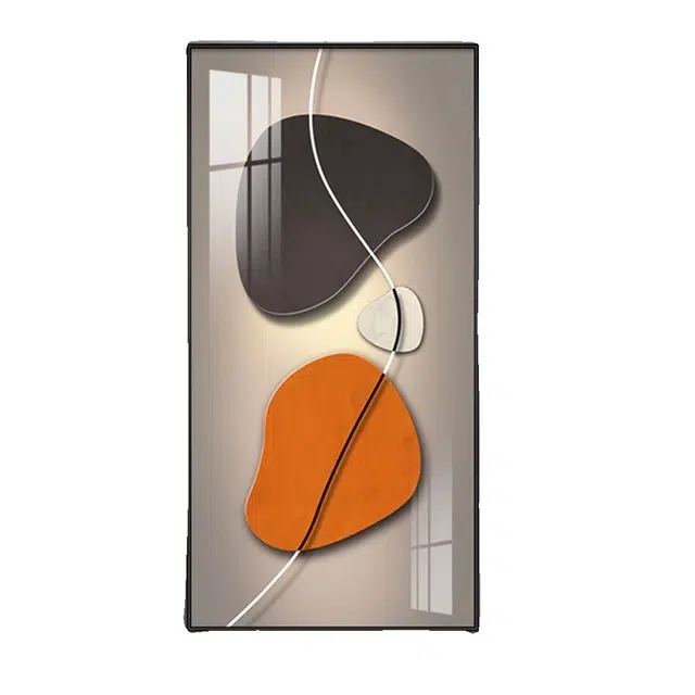 钵提 石来运转入户玄关装饰画 竖版现代简约轻奢 走廊过道壁画 客厅挂画  潮流衍生品