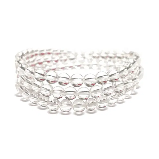 谧月珠宝 招财转运 国风国潮小众轻奢创意设计清冷感 甜美可爱高级多圈叠戴出门游玩 水晶 手串 男女同款情侣款