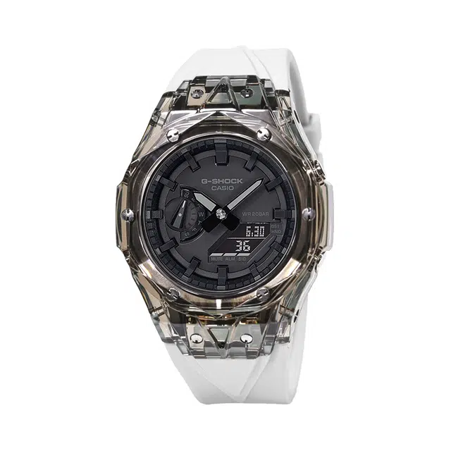 CASIO GA-2100-1A1 Black Transparent