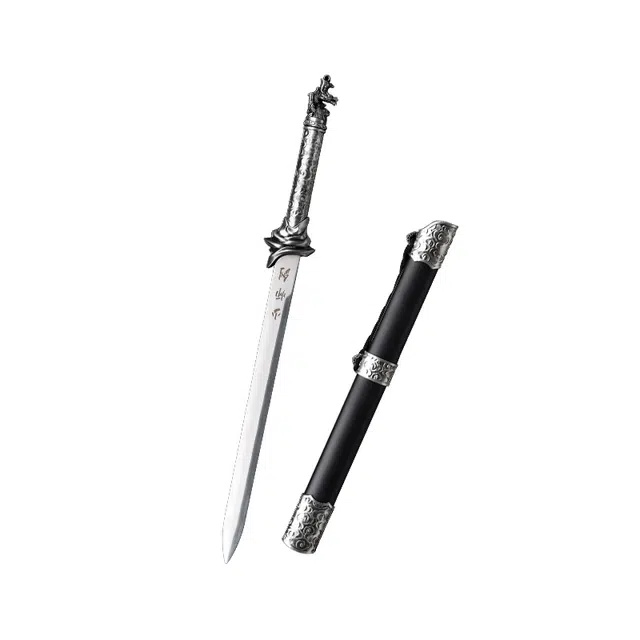 天子剑 小少师剑 优质合金装饰手柄特种不锈钢剑身 工艺摆件把玩未开刃 成品模型