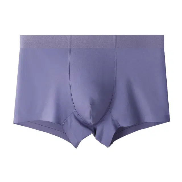 俞兆林 柔软抗菌裸感轻薄网孔透气亲肤高弹不夹裆平角内裤 男款 组合装