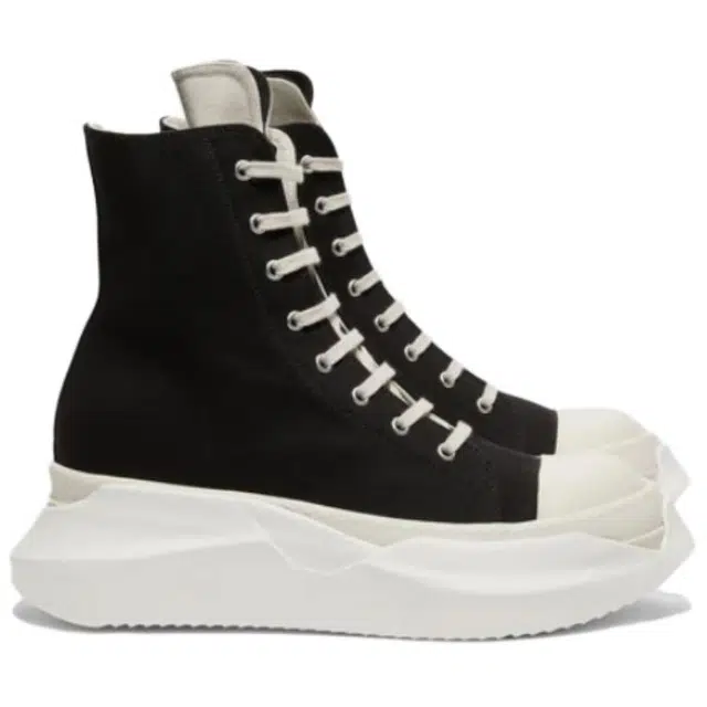 Rick Owens DRKSHDW High Top Sneakers Black White