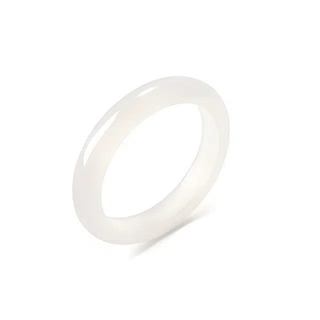 匠锁心玉 白月光 新中式 国潮国风 轻奢高级 清冷感 玉髓 手镯 女款