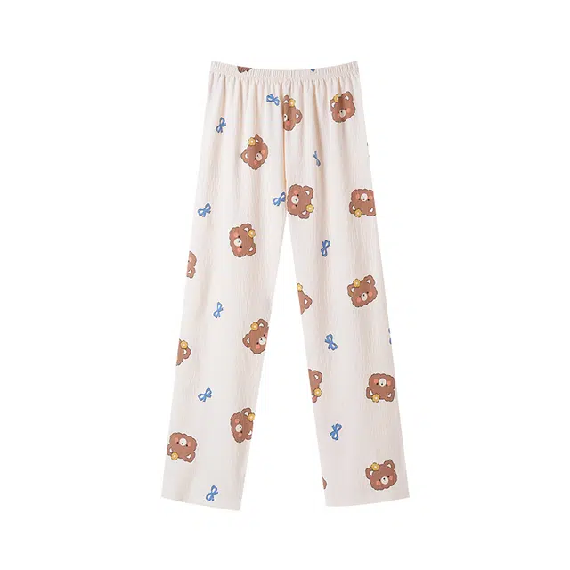 欧诗帛 可爱少女系列 舒适高颜值可外穿睡裤 女款 图色