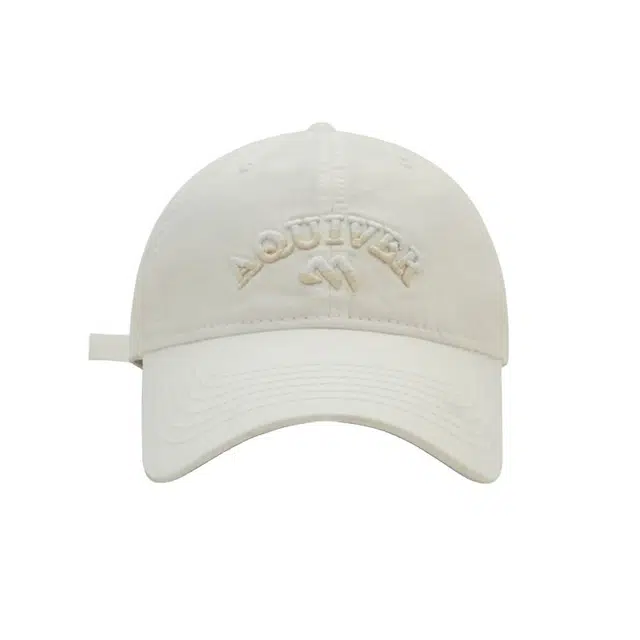 木林森 立体字母刺绣软顶韩版街头显脸小 棉 鸭舌帽 男女同款情侣款