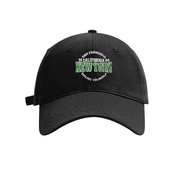 木林森 美式复古潮牌字母刺绣  软顶显脸小 棉 鸭舌帽 男女同款情侣款