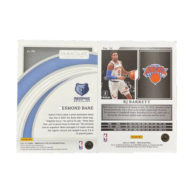 PANINI 2021-22 imm 49+2023 noir rj