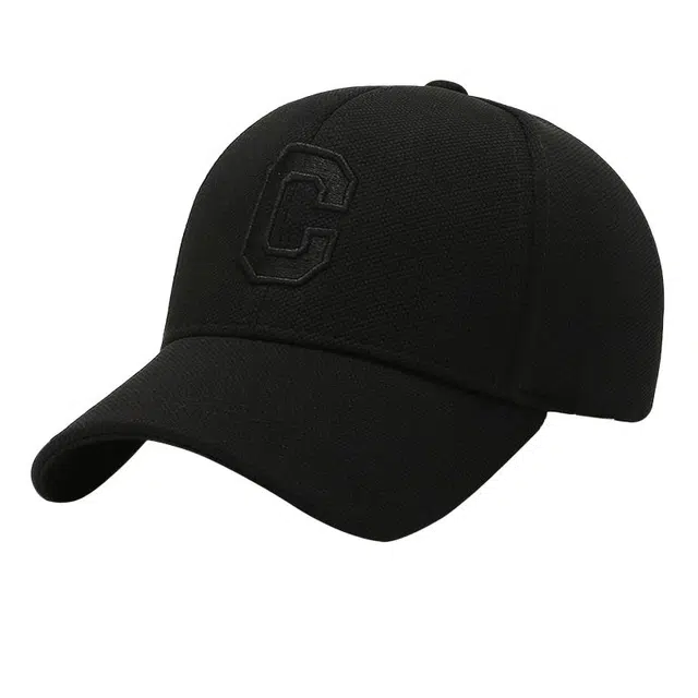 木林森 字母刺绣韩版显脸小休闲遮阳防晒 棉 鸭舌帽 男女同款情侣款