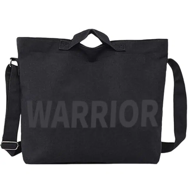 Warrior Canvas Bag Black