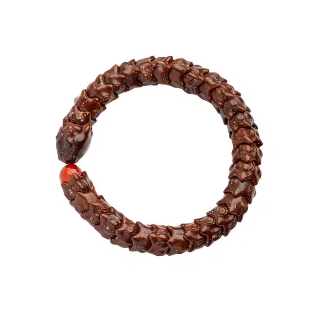 仙源 复古文玩新中式饰品 平安福 礼盒 紫金鼠 手串 男女同款情侣款