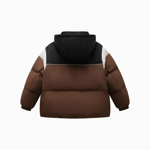 雅鹿 加厚保暖连帽轻盈羽绒服中小童