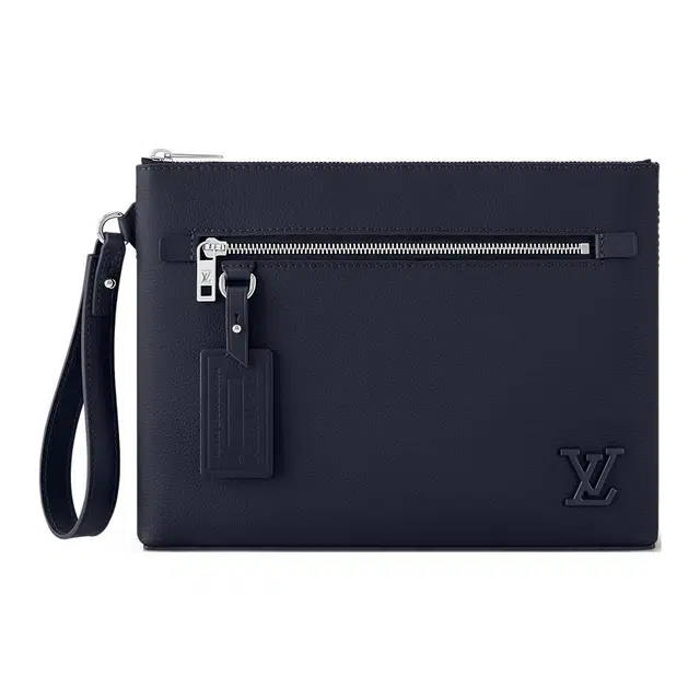 Louis Vuitton Takeoff Navy Clutch