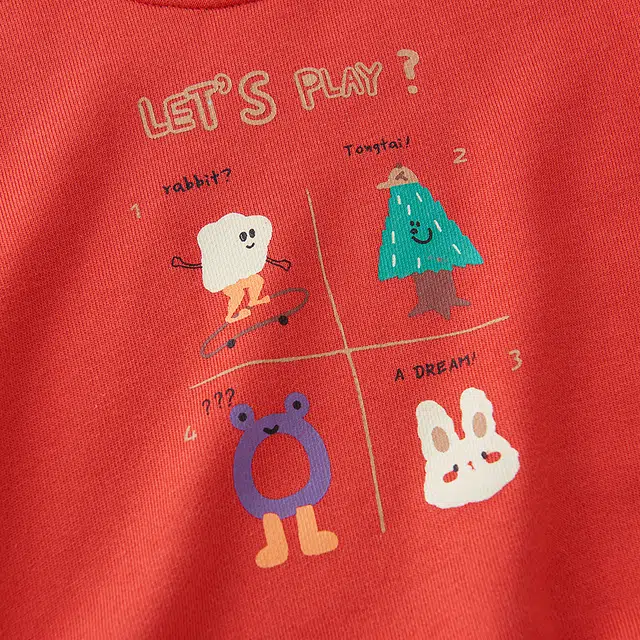 童泰 宝宝卫衣春秋季儿童衣服男童休闲外出上衣女童套头外套 中童