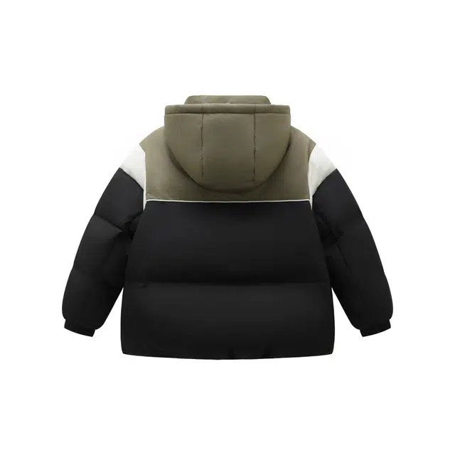 雅鹿 加厚保暖连帽轻盈羽绒服中小童