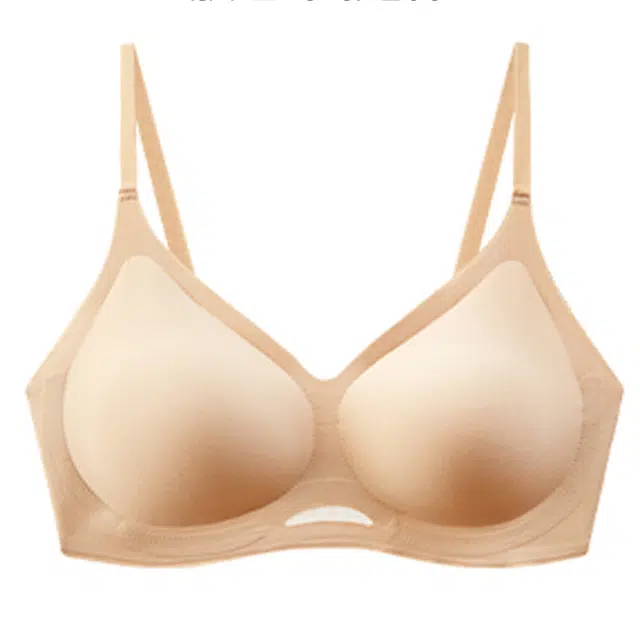 芬腾 纯色无痕一片式防下垂聚拢轻薄文胸 女款