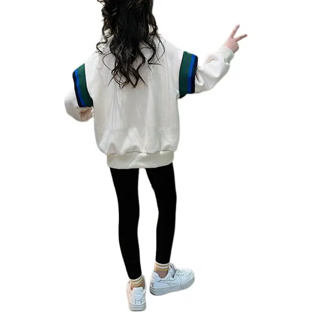 浪莎 美式复古时尚舒适柔软套头卫衣 杏色 青少年