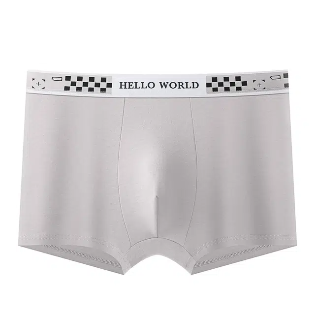 俞兆林 舒适休闲抗菌透气轻薄网孔亲肤高弹平角不夹裆内裤 男款 组合装