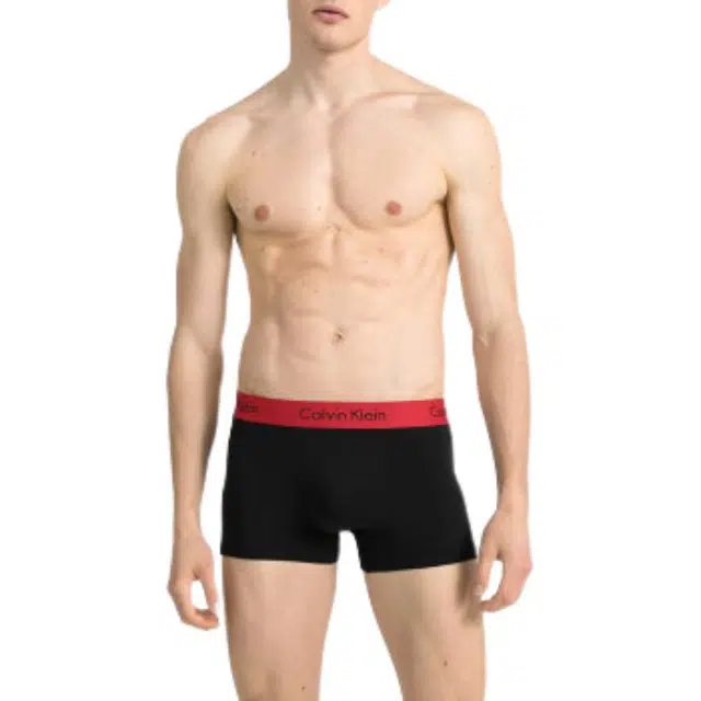 Calvin Klein Logo Print Boxer Briefs 2-Pack Black