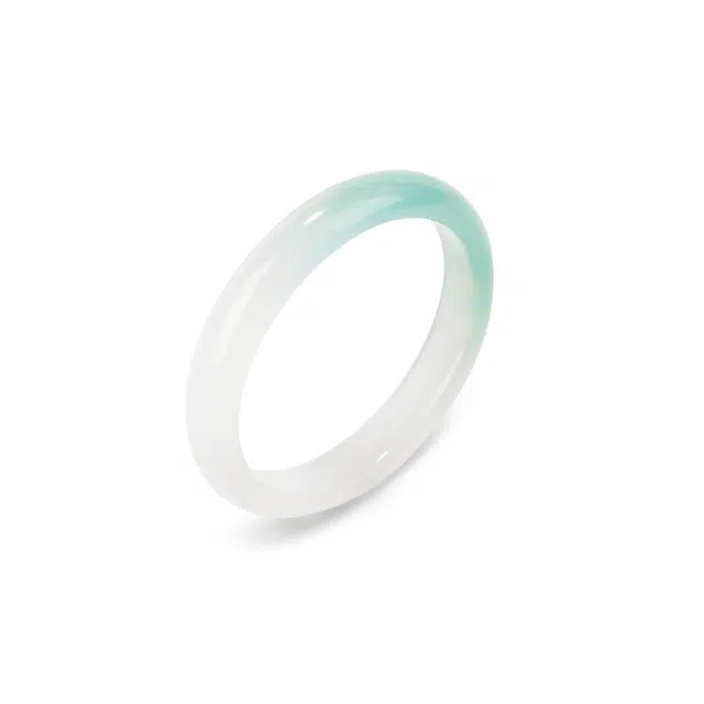 匠锁心玉 半山半水清透冰润  新中式 国潮国风 潮流古风 轻奢高级 大方 玉髓 手镯 女款