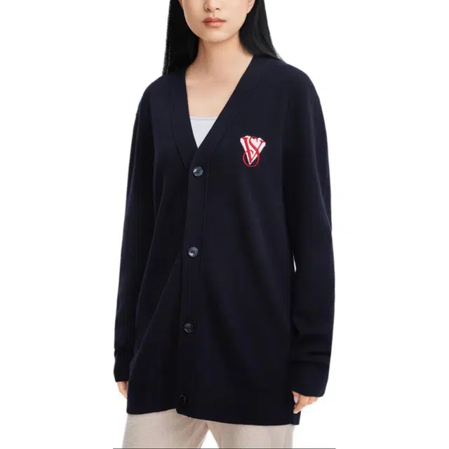 Victoria's Secret Wool Sleepwear Top Navy