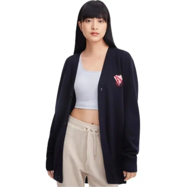 Victoria's Secret Wool Sleepwear Top Navy