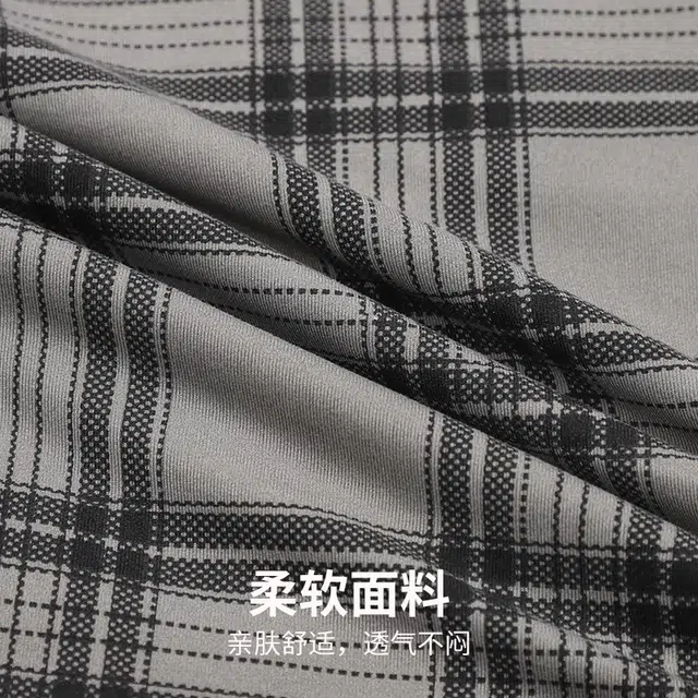 欧迪芬 日系少女风格子单裤长裤青春活力柔软休闲舒适透气休闲格子春夏百搭睡裤 女款 灰色