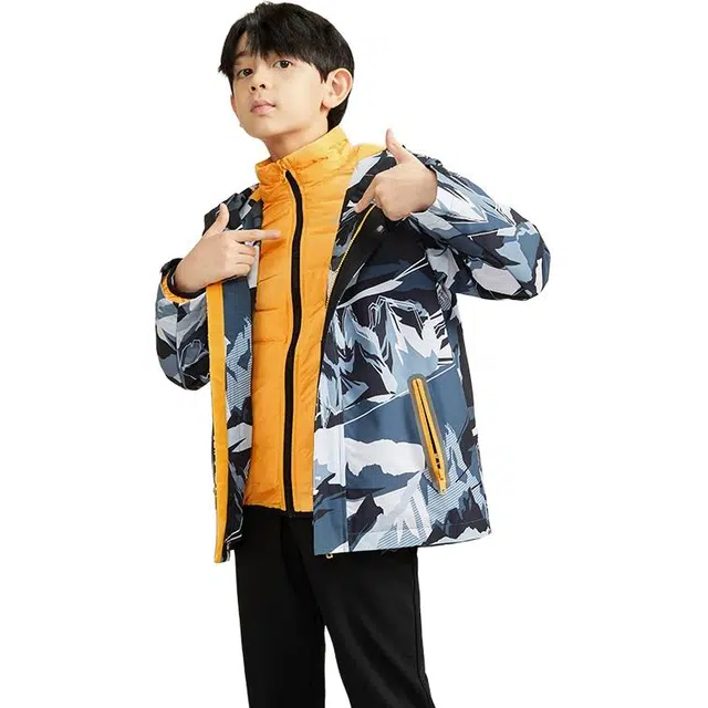 李宁儿童 都市户外系列 合身夹克 儿童款