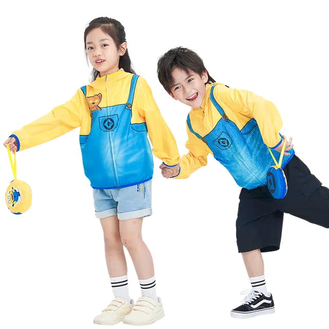 中童 伊佳林 卡通舒适柔软轻盈透气防晒服 鲍勃