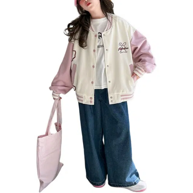 浪莎 时尚休闲百搭舒适柔软棒球服青少年