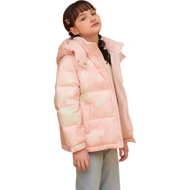儿童款 坦博尔 连帽加厚保暖休闲羽绒服